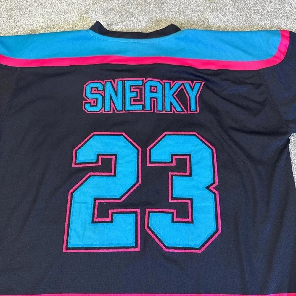 Kinetic Custom Deltas Sneaky Blue Black Pink Jersey Medium Graphic Streetwear